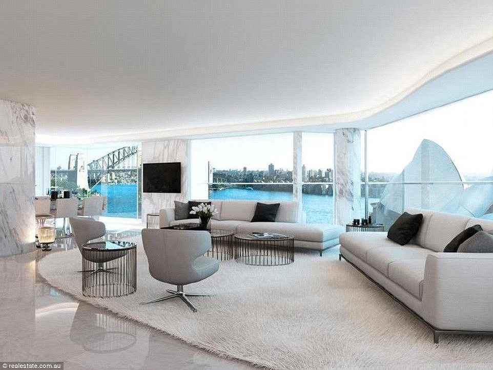 If one was not enough, the Bennelong building at the edge of Circular Quay in Sydney Harbour, has combined two properties into a double penthouse for $20