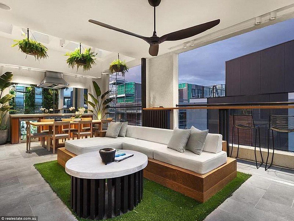 Located in Port Melbourne, this is another penthouse to feature on The Block and is currently on the market for $2.5m