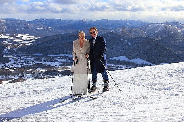 Jean Summers, 40, and Dean Reeves, 42, decided to tie the knot in Japan's northern most island Hokkaido in late January