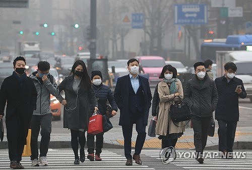 韩国遇史上最严重雾霾！中国雾霾又搞死我们了(组图) - 2