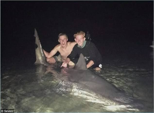 The 16-year-old was with friends on Monday morning when he snagged the catch