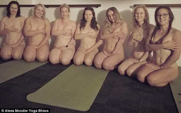 The 29-year-old said her classes are designed to empower women of all shapes and sizes to embrace their bodies and overcome their insecurities by stripping off