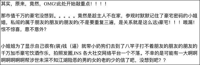 华人戏精女潜入别人家豪宅，假装女主人狂拍照，发朋友圈花式炫富！（组图） - 7