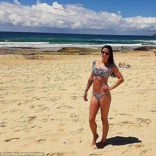 Loni Evans, 29, (pictured) was living in the North Bondi apartment when she arrived in Australia from Wales when all her belongings were left on the street and taken while she was at work