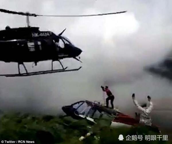 直升机降落时突然倾斜坠毁，地面上工程师被桨叶削死（视频/组图） - 2