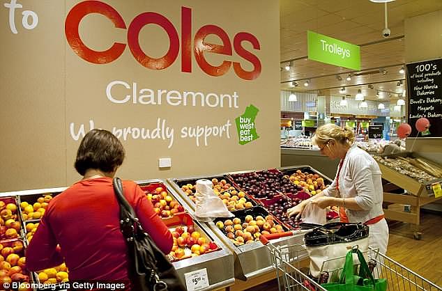 Supermarket giant Coles (Perth store pictured) has suggested shoppers would pay more for groceries and hinted it would pass on cost increases to customers
