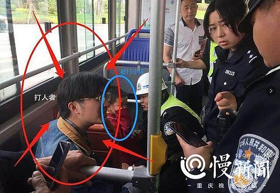 7岁男童公交车上遭暴击调查:打人男子很后悔