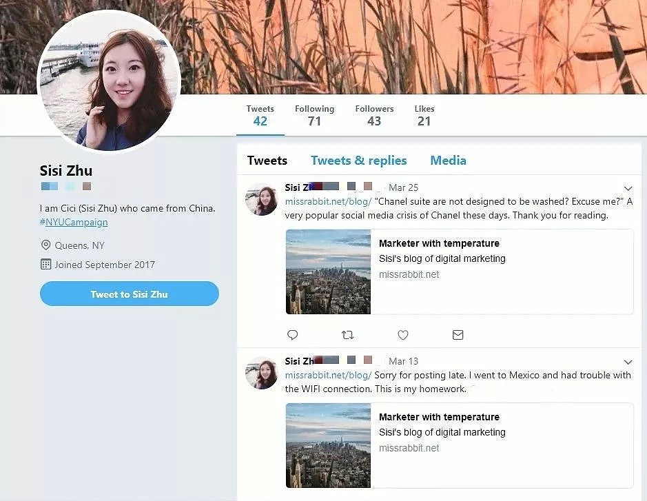 紧急扩散！又一名26岁中国女学生在美失踪！为纽约大学在读生 - 4