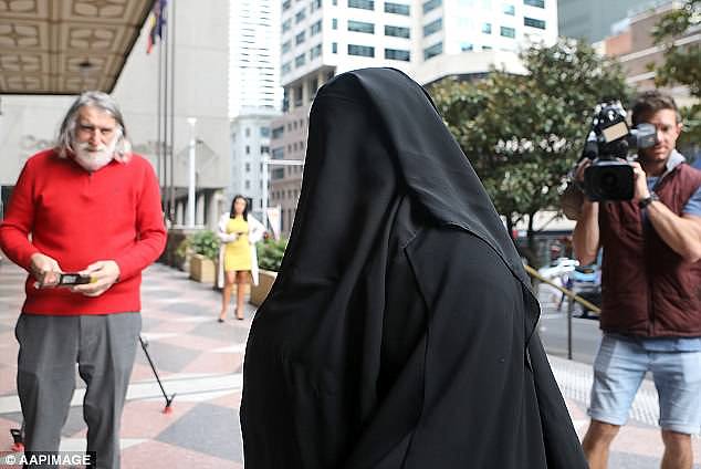 Last week, the devout Muslim's lawyer told the NSW Court of Appeal she could not give 'crucial' evidence about her version of what police did during the September 2014 raid 