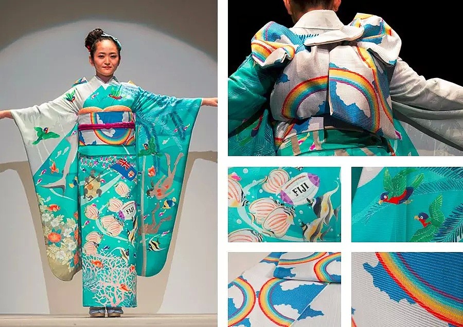 迎东京奥运，日本定制了196个国家特色和服，中国款简直惊艳！ - 59