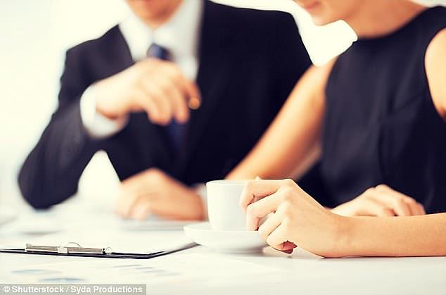 A female solicitor is under fire after 'tweaking' a male colleague's nipple through his shirt (stock image)