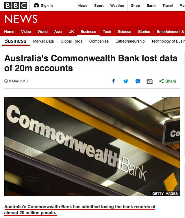 紧急！Commonwealth银行被曝2000万客户信息疑遭泄漏！CBA就此事立马发了一封信... - 1