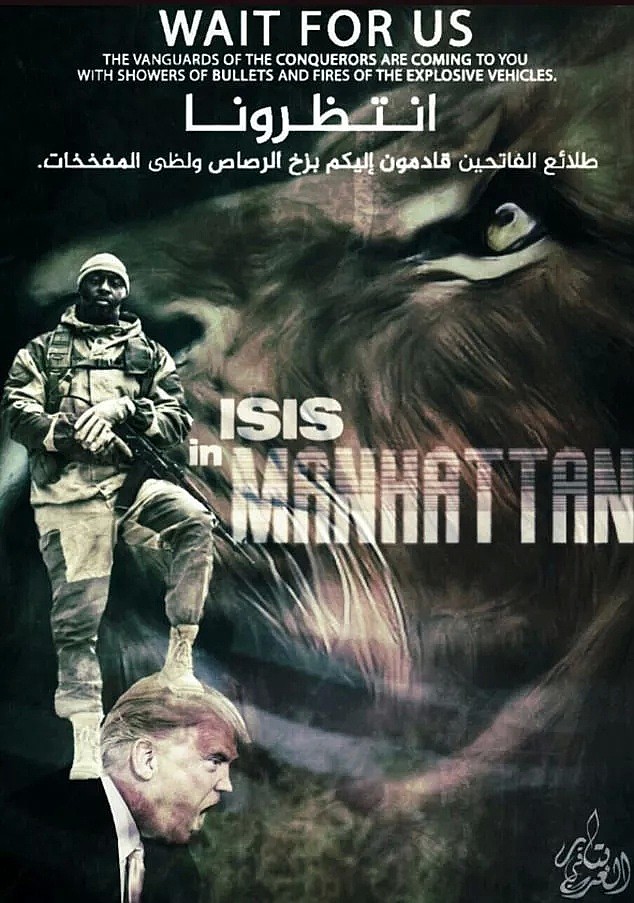 ISIS发布新海报，宣称斩首特朗普，威胁在纽约搞空袭（组图） - 6