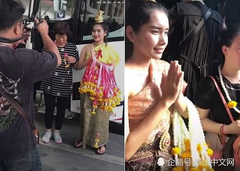泰国迎宾小姐接待中国游客强颜欢笑，爆红网络！（图） - 1