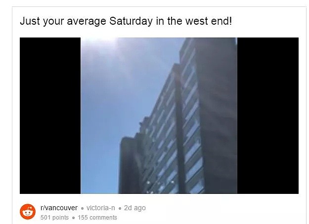 富人区也有“疯子”？温哥华男子从19层高楼往下狂扔家具 - 2