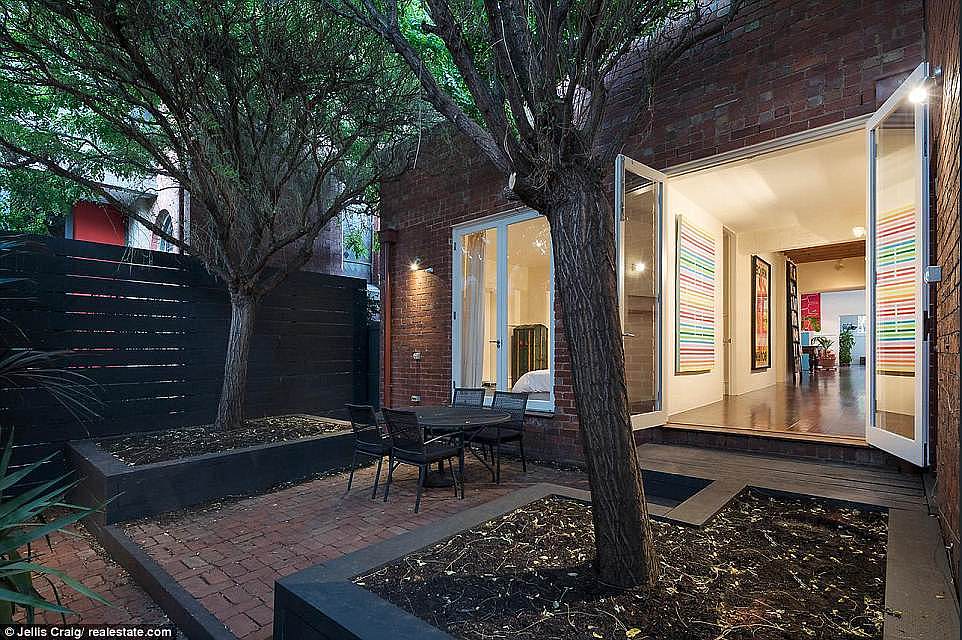 The Northcote property featuring a cozy courtyard was last sold in 2009 for $1.25 million after being converted into a house in 2001