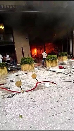 ▲▼川菜餐厅发生爆炸爆炸。（图／翻摄自宁波网）