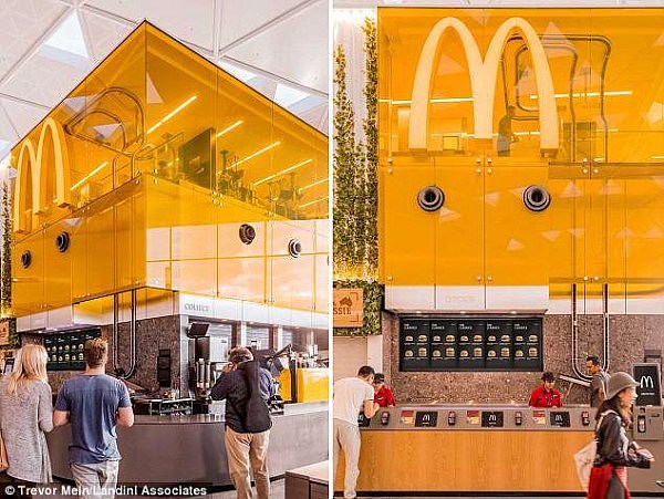 汉堡薯条“从天而降”！麦当劳悉尼机场店成超级网红 悬浮厨房引众人围观（组图/视频） - 5