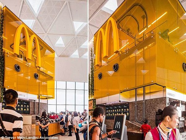 汉堡薯条“从天而降”！麦当劳悉尼机场店成超级网红 悬浮厨房引众人围观（组图/视频） - 6