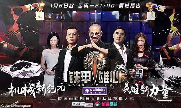 'Machine vs. Machine for some fun and entertainment': Jet - who survived the 2004 tsunami - will next host the reality competition King of Bots, which airs later this year in China
