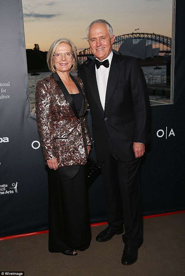 On Tuesday Mrs Turnbull (pictured with Mr Turnbull), former Lord Mayor of Sydney, told The Daily Telegraph the city is far from full, while discussing the commission's recommendations