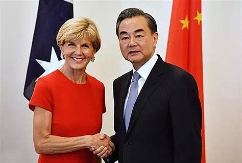 澳外长毕晓普在G20外长会议上会见中国外长王毅 - 1