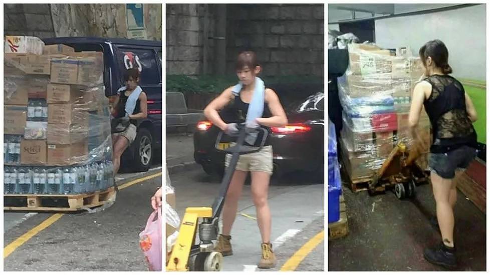 这位香港女搬运工火了：看到货车载满货，就好像被我征服了！（组图） - 1