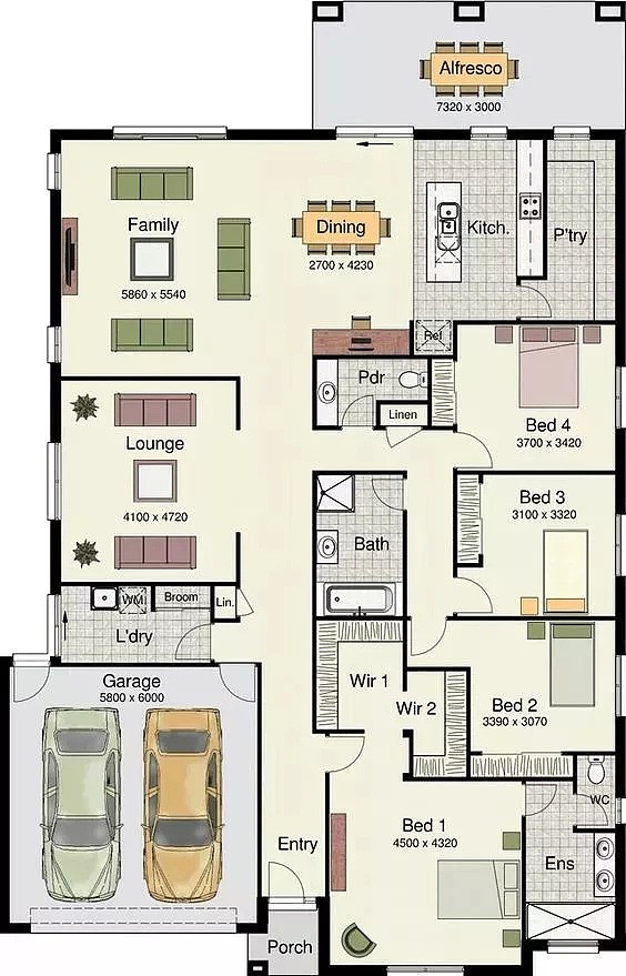 据说大平层才是最适宜人类居住的房产，看完这二十个Floorplan你就懂了！ - 2