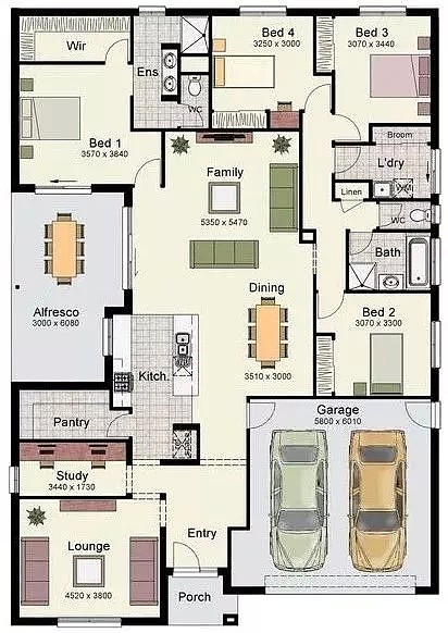 据说大平层才是最适宜人类居住的房产，看完这二十个Floorplan你就懂了！ - 4