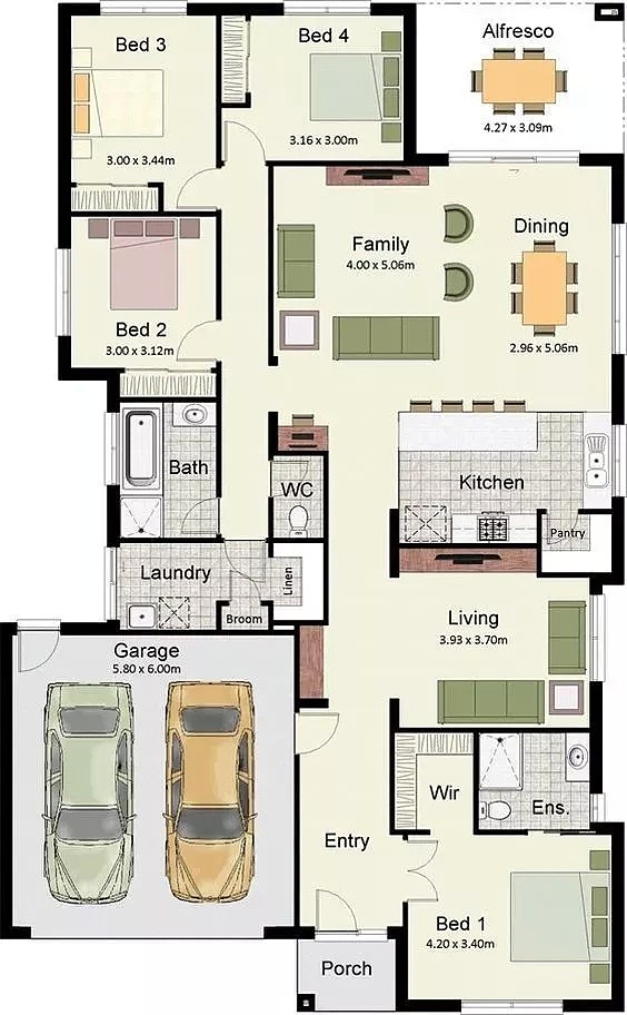 据说大平层才是最适宜人类居住的房产，看完这二十个Floorplan你就懂了！ - 7
