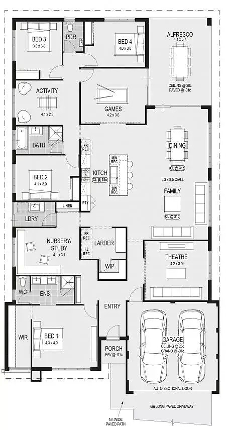 据说大平层才是最适宜人类居住的房产，看完这二十个Floorplan你就懂了！ - 11