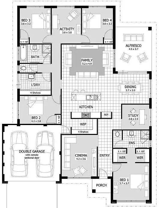 据说大平层才是最适宜人类居住的房产，看完这二十个Floorplan你就懂了！ - 16