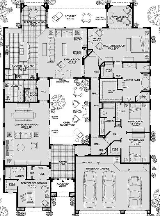 据说大平层才是最适宜人类居住的房产，看完这二十个Floorplan你就懂了！ - 22