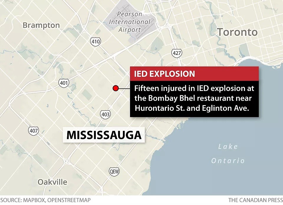 两名蒙面人冲进多伦多一家餐馆引爆炸弹！15人受伤3人命危，特鲁多发推遭网友怒怼（视频/组图） - 5