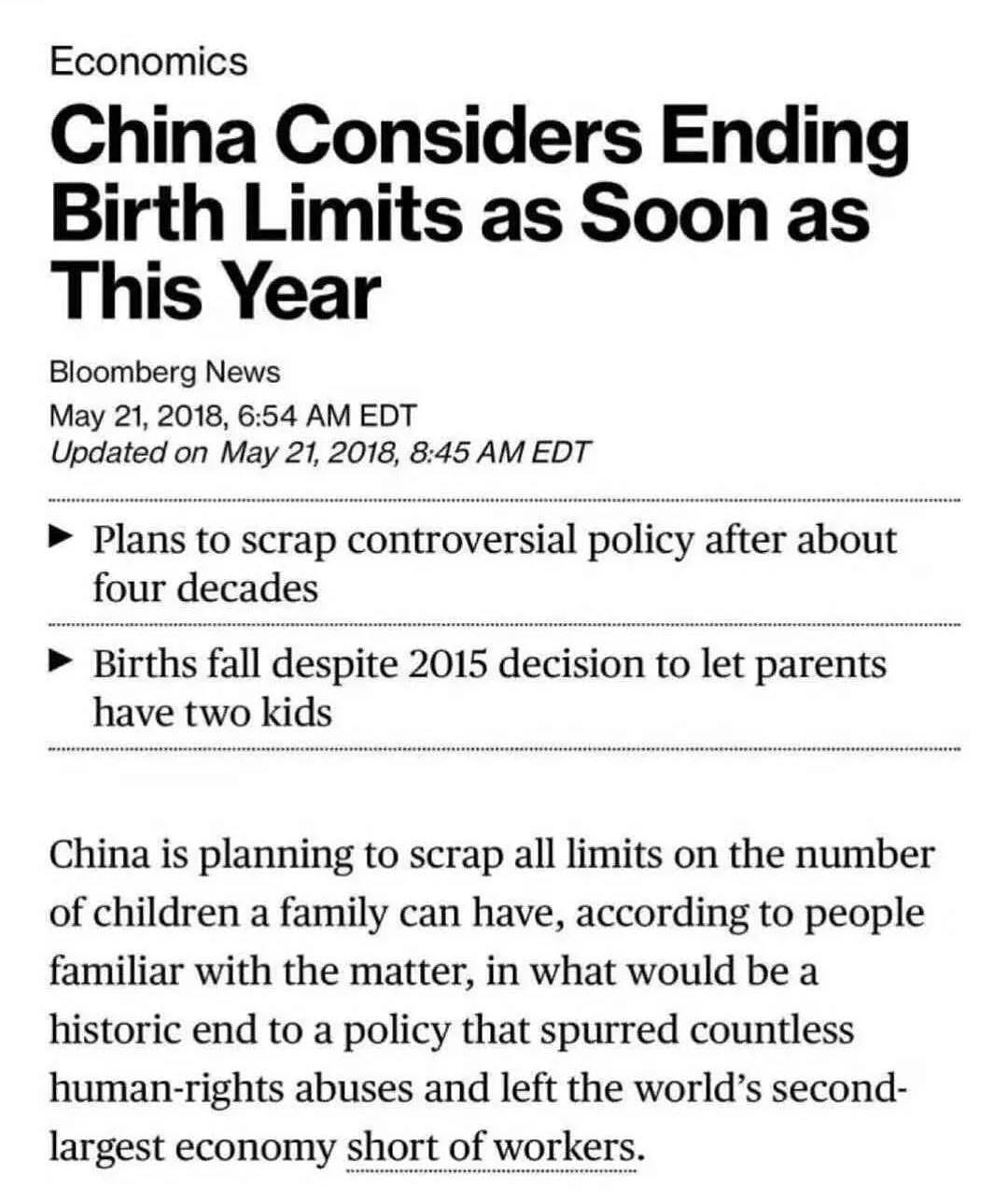 外媒热传“中国将废除计划生育”，多少人还在等一个儿子？（组图） - 1