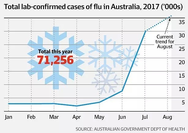 澳洲所有人注意！有史以来最致命的一场流感侵袭澳洲！第一周患者数就创纪录！ - 4