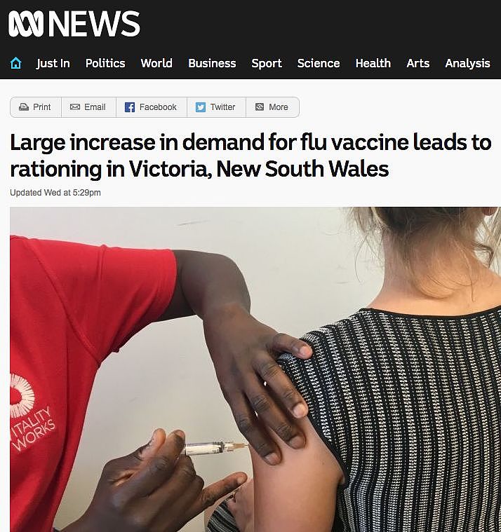 澳洲所有人注意！有史以来最致命的一场流感侵袭澳洲！第一周患者数就创纪录！ - 17