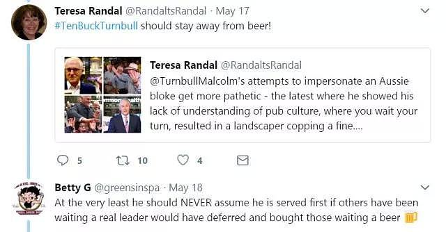 澳洲总理谭保去酒吧被路人竖中指，网友竟然全部站路人小哥！因为这事儿不是第一回了... - 8