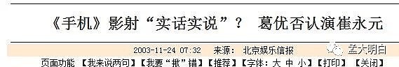 让崔永元揪着范冰冰冯小刚刘震云不放的《手机》到底是怎样的一部电影？（组图） - 27