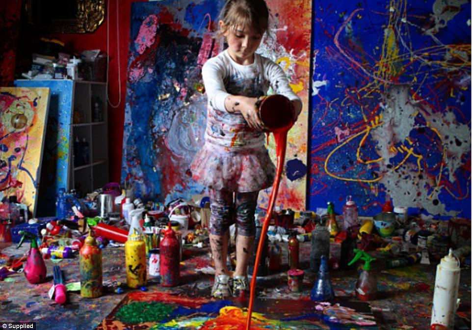 Aelita Andre is one the youngest artist in the world to feature her work in a solo museum and also have them featured over 25 international exhibitions