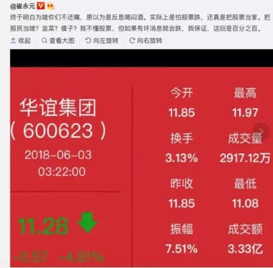 “4天6000万合同”刷爆朋友圈，然而不炒股的崔永元，犯了一个低级错误（组图） - 4