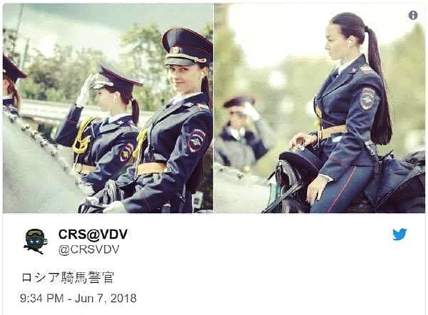 俄女骑警颜值爆表 网友：太美了！好想被她逮捕（组图） - 1