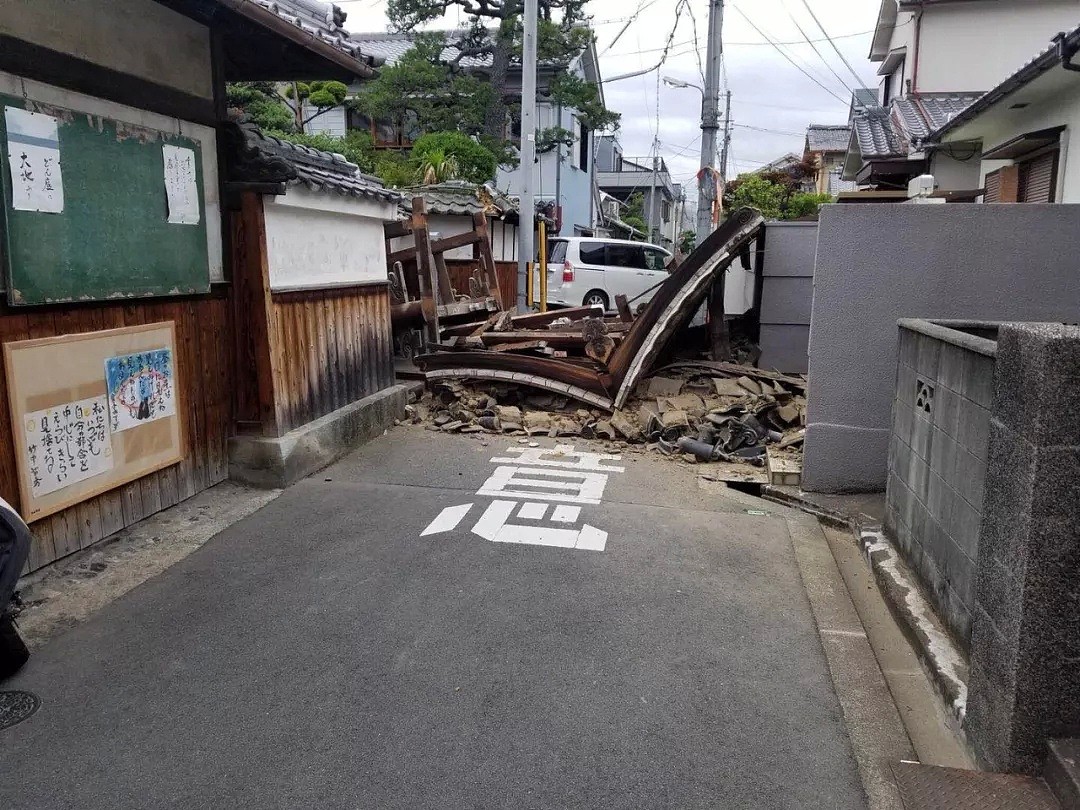 大阪6.1级地震！交通瘫痪17万户停电，现场一片狼藉，日本人却淡定的吓人（视频/组图） - 20