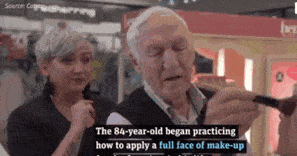 澳洲商店出现了一位80岁老大爷，当他开始化妆，所有人都泪奔了... - 11