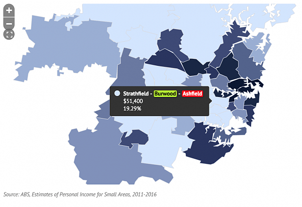 Chatswood稳坐悉尼富区前列！几个华人区收入如何？澳富裕城区收入涨幅为穷区两倍！（组图） - 6