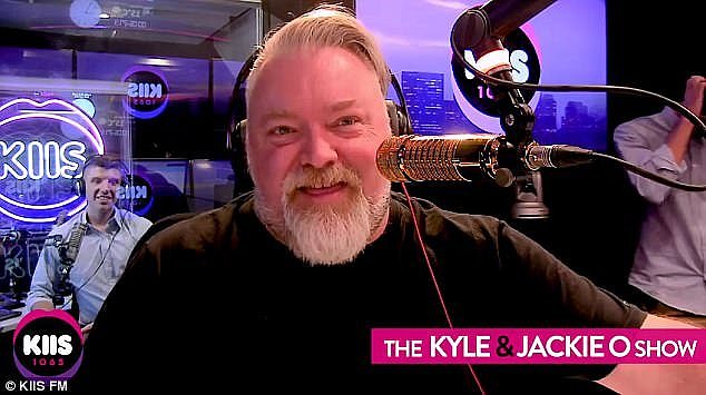 'How did you even think of it?' Lynn made several troubling statements during the interview, which host Kyle Sandilands (pictured) appeared to find amusing and fascinating