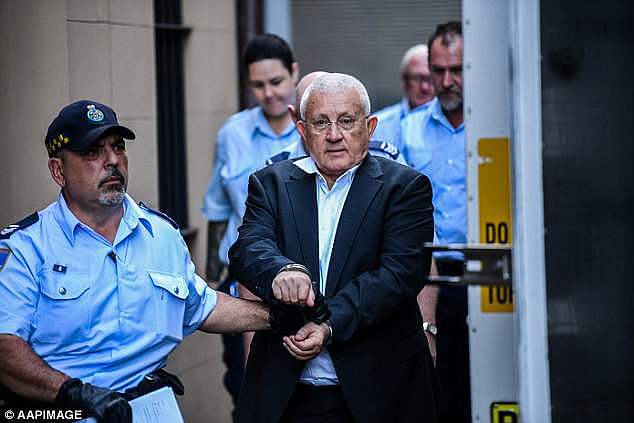 Sydney property developer Ron Medich (pictured) is due to be sentenced after a judge was told he should be locked up for the rest of his life
