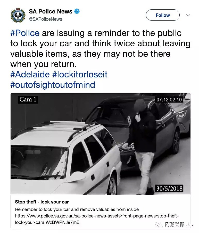 澳洲盗车频发的原因竟是车主缺心眼！警察：这种行为等于请贼来偷！长点心吧！（组图） - 1