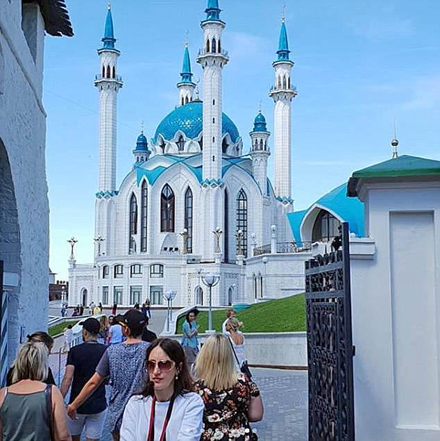 They also visited the Kazan Kremlin early in the trip following the first match against France