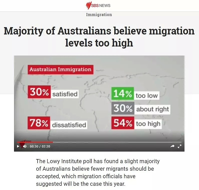 “既然人工智能会影响就业，那就把移民砍掉吧！”悉尼墨尔本或将设置移民人数上限！ - 2